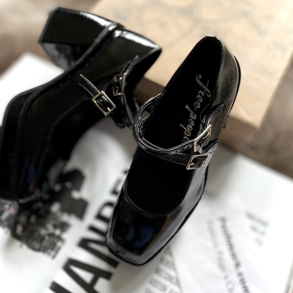 Free People Ruby Double Strap Platform Mary Janes - Picture 11 of 13